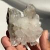 Himalayan White Crystal Cluster with Green Phantom  16I