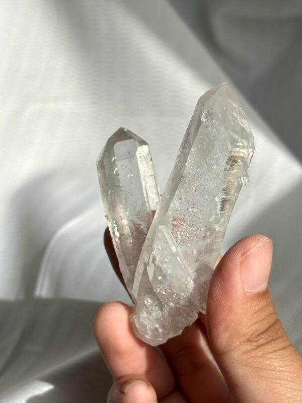 Twin White Transparent Himalayan Crystal  11M