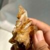 Tibetan Himalayan Crystal Cluster with Golden Suture Inclusions  13L