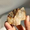 Tibetan Himalayan Multi-Crystal Mini Cluster: Flame-like Ore Rind  13P