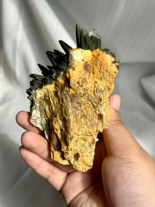 Nepalese Green Phantom Laser Wand Himalayan Crystal Cluster  12A