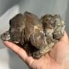 Black and gray Himalayan crystal cluster  09D