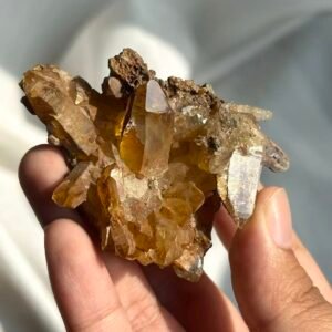 Brownish-Red Himalayan Crystal Clusters  15A