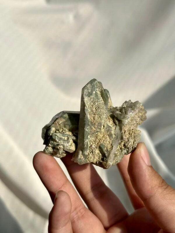 Himalayan Mini Crystal Cluster with Green Phantom Interspersion  15K