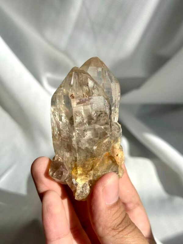Twin Large Transparent Himalayan Crystals 12M