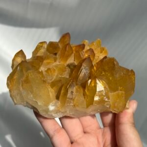 Golden Himalayan crystal cluster  09C