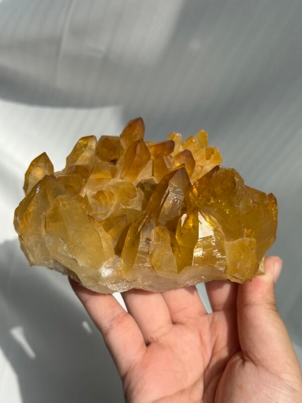 Golden Himalayan crystal cluster  09C