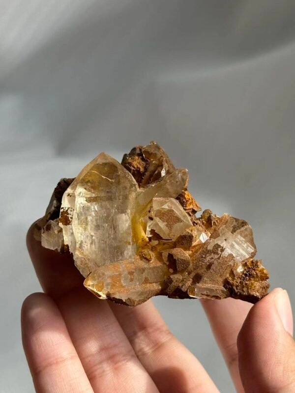 Rhodochrosite Brownish-Red Himalayan Crystal Cluster 13G