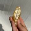 Gold geometric shape Himalayan crystal  10C