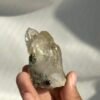 Himalayan Twin-Terminated Crystal with Enclosed Silver-Green Mica & Rutile   14J