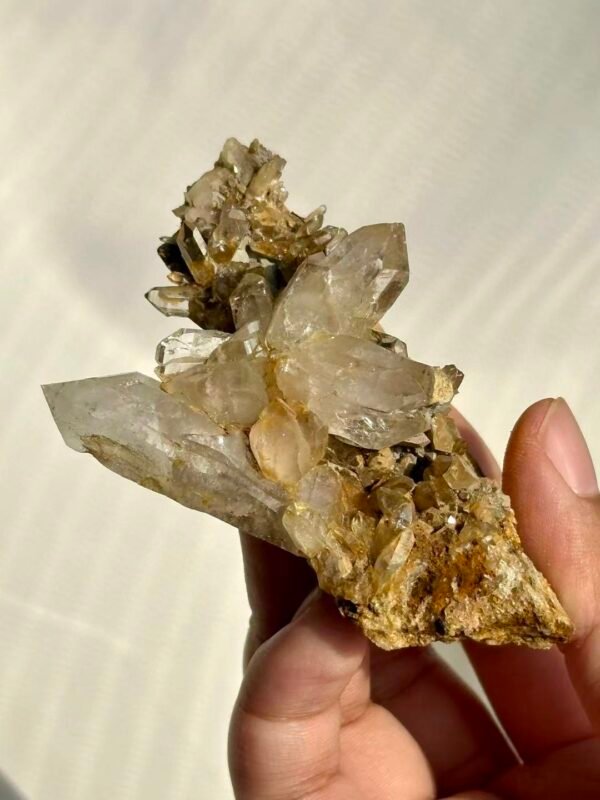 Himalayan Crystal Blossom Cluster with Mica Sparkle Matrix  15L