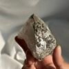 Himalayan Crystal: Symbiosis of Silver-Gray Limonite & Muscovite with Unique Veins  14D