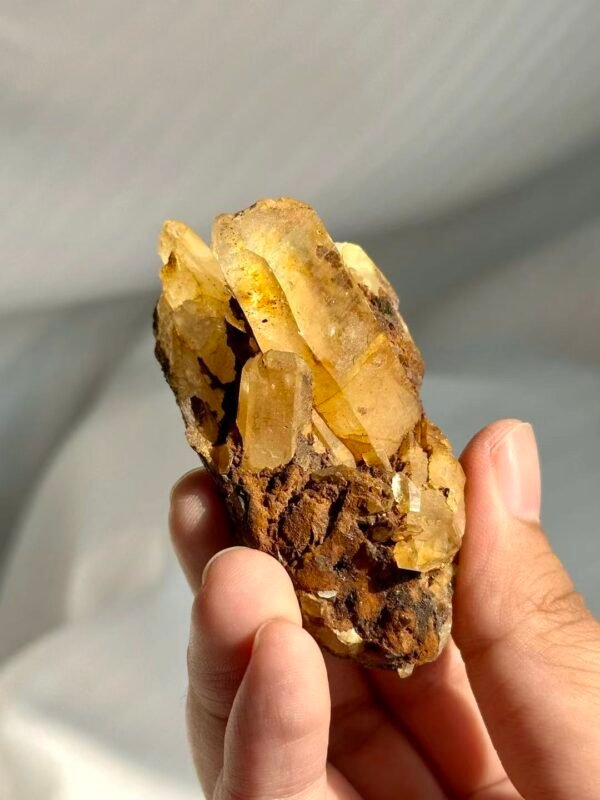Himalayan Tibetan Golden Crystal Cluster  13M