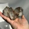 Black and gray Himalayan crystal cluster  09D