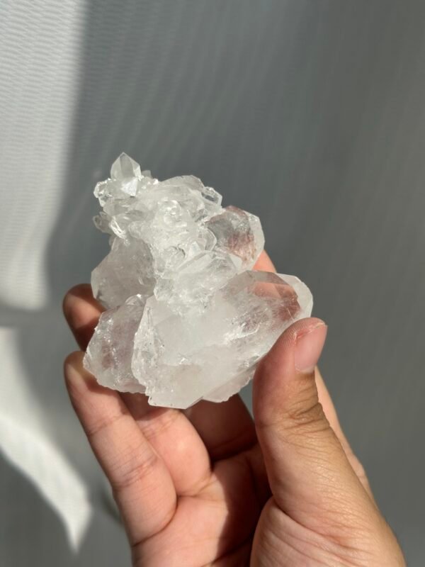 Himalayan white stitched crystal  09J