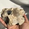 Himalayan Silver Mica, Feldspar & Black Tourmaline Crystal Cluster  16J