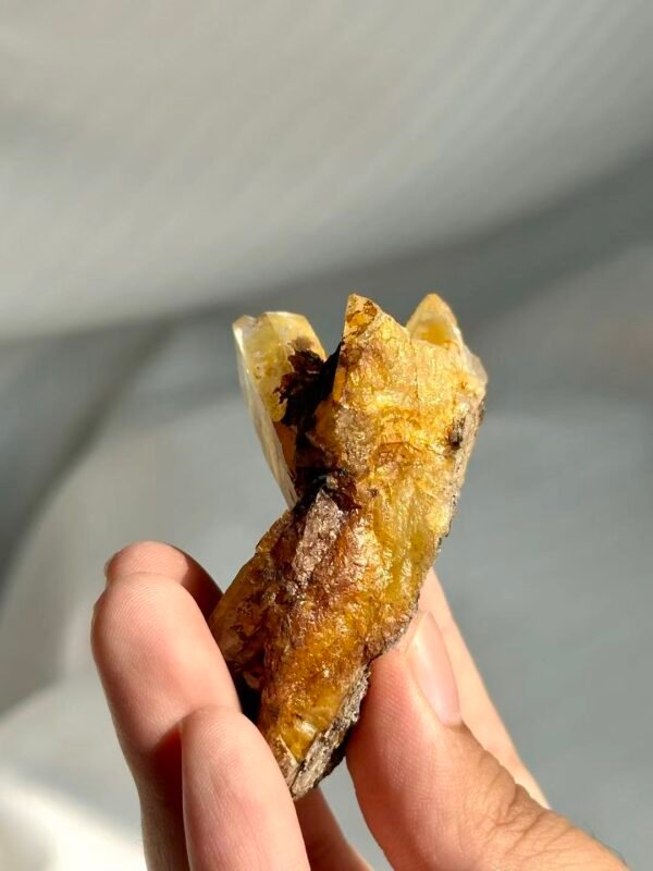 Himalayan Tibetan Golden Crystal Cluster  13M