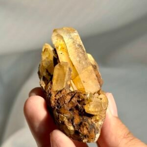 Himalayan Tibetan Golden Crystal Cluster  13M