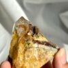 Yellow Rubber Flower Crystal with Limonite Intergrowth - Himalayan Tibetan Mine Origin 12H