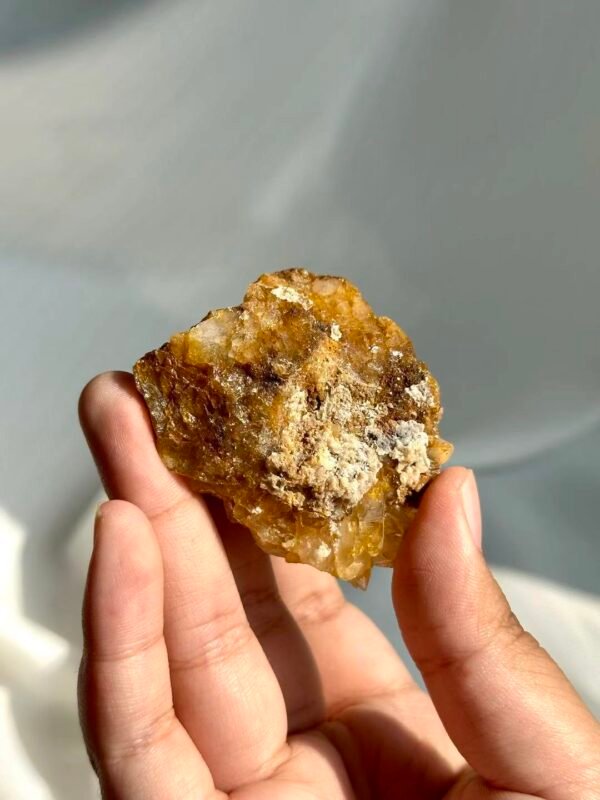 Ultra-Transparent Golden Himalayan Mini Crystal Cluster  15C