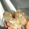 Translucent Nepalese Himalayan Crystal Cluster with Nirvana Top  12E