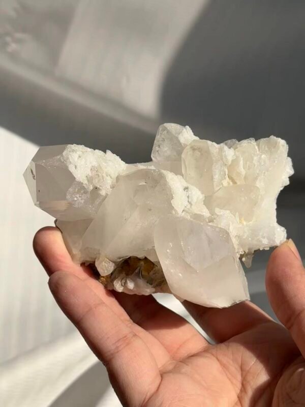 Himalayan Polycrystalline Cluster - Frosty Mineral Skin & Fine Sparkle  16F