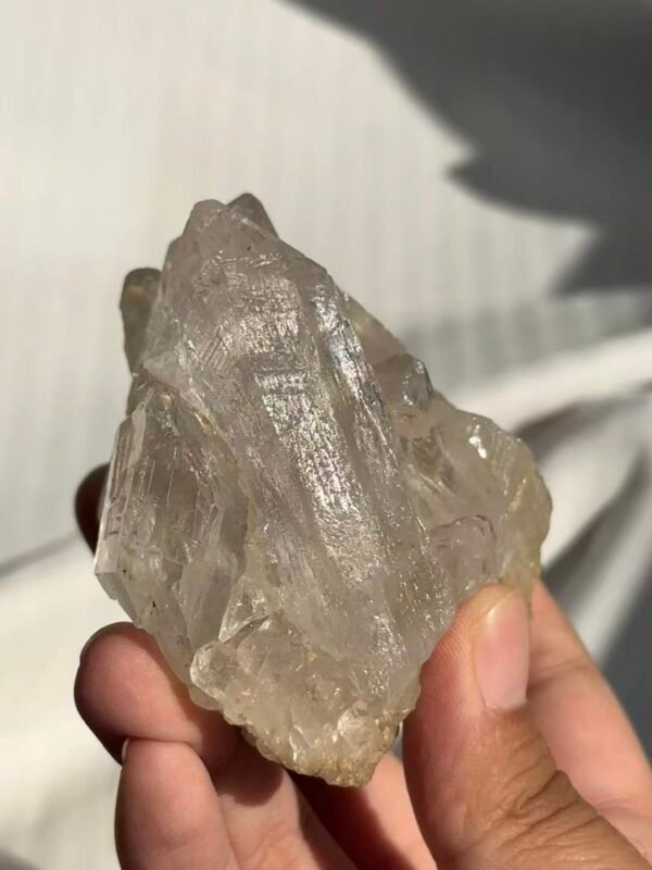 Himalayan Crystal Cluster - White Translucent & Circuit Board Veins  16G