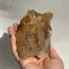 Medium-large ornaments with interference grain yellow gum flower Himalayan crystal   10A