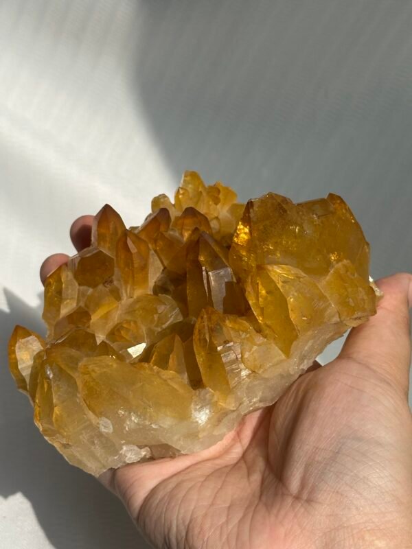 Golden Himalayan crystal cluster  09C