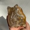 Medium-large ornaments with interference grain yellow gum flower Himalayan crystal   10A