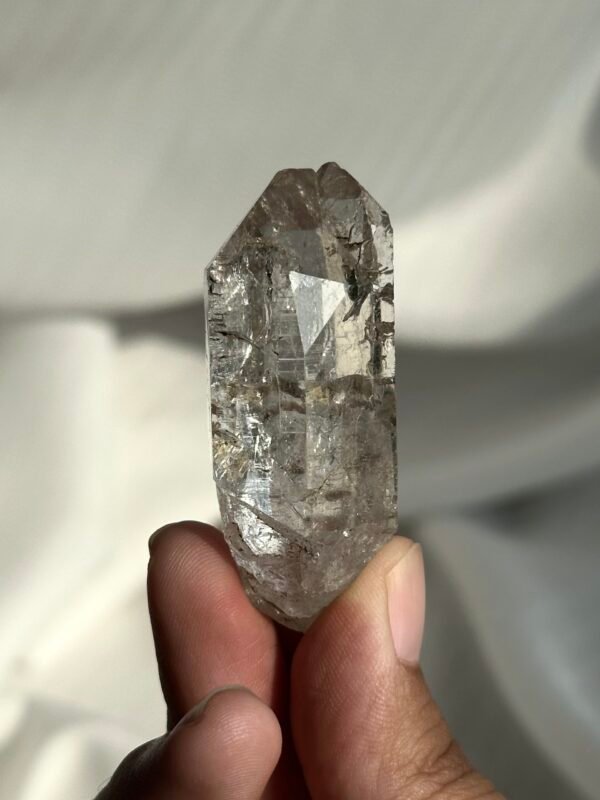 Double-Terminated Himalayan Mini Single Crystal with Unique Nirvana Markings  15O