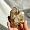 Tea-Brown Himalayan Polysynthetic Crystal with Symbiotic Siderite and Rutile  A03