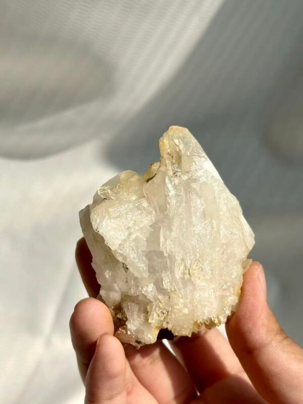 White Multi-Crystal Tibetan Himalayan Crystal Cluster  14H