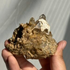 A02 Himalayan crystal mica symbiotic cluster