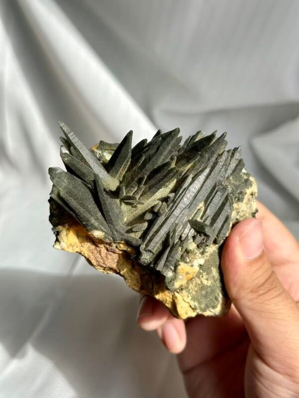 Nepalese Green Phantom Laser Wand Himalayan Crystal Cluster  12A