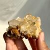 Champagne-Hued Himalayan Crystal Cluster with Siderite Intergrowth  15J