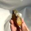 Himalayan Crystal (Tibetan Origin): Green Phantom with Red-Orange Ore Rind  14E