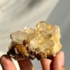 Champagne-Hued Himalayan Crystal Cluster with Siderite Intergrowth  15J