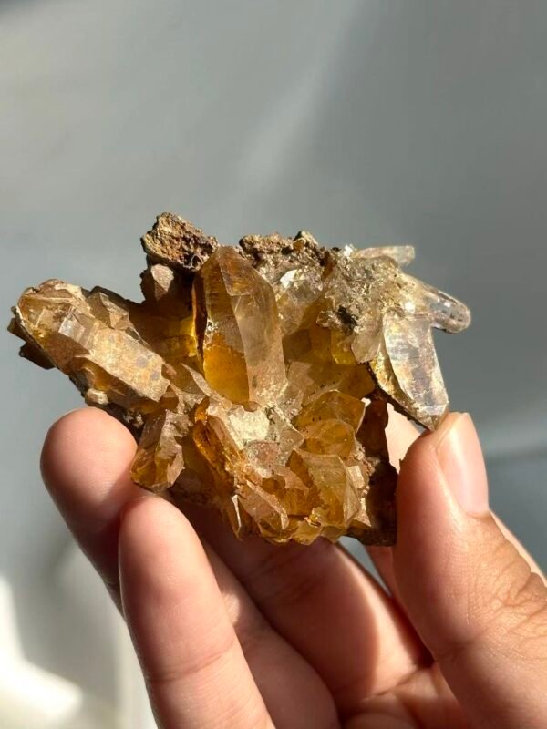 Brownish-Red Himalayan Crystal Clusters  15A