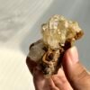 Champagne-Hued Himalayan Crystal Cluster with Siderite Intergrowth  15J