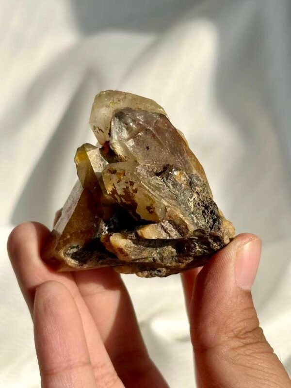 Tibetan Himalayan Iron Ore Symbiotic Crystal  14F