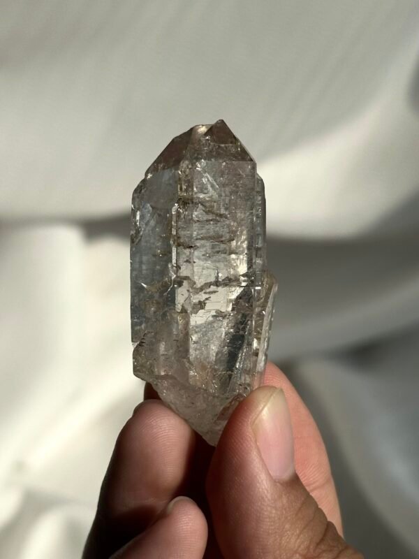 Double-Terminated Himalayan Mini Single Crystal with Unique Nirvana Markings  15O