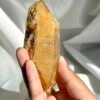 Golden Mineral-Skinned Himalayan Handheld Crystal 12K