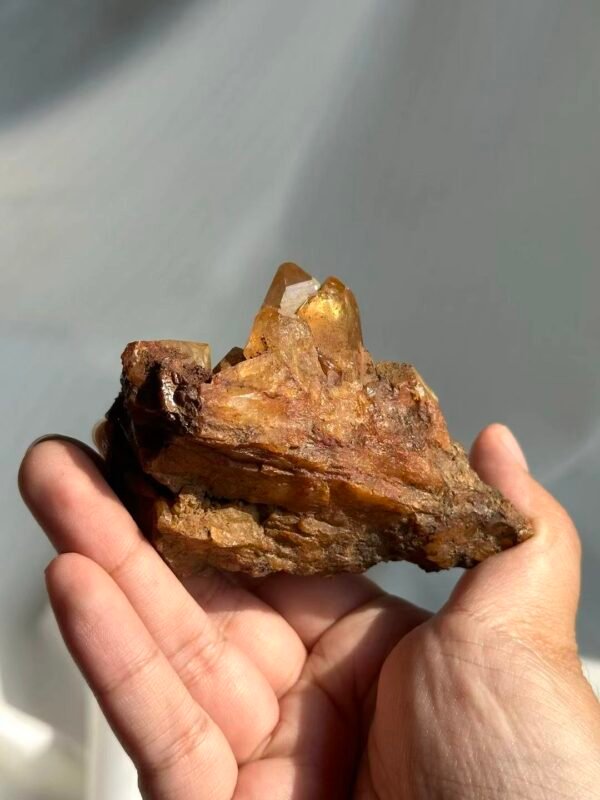 Rose Manor Floating Brownish-Red Himalayan Crystal Cluster  15B