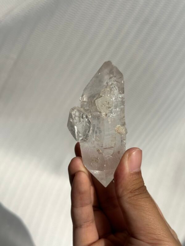 White and fat Himalayan double-pointed hand grip   10J