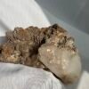 Tibetan Himalayan crystal and rose calcite symbiotic ornaments  09B