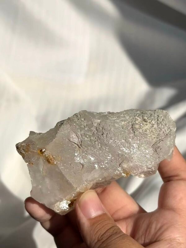 Himalayan Crystal Castle Cluster with Enclosed Yellowish-Brown Spherical Minerals, Fully Epitaxial 16B