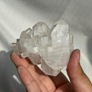 Himalayan white stitched crystal  09J