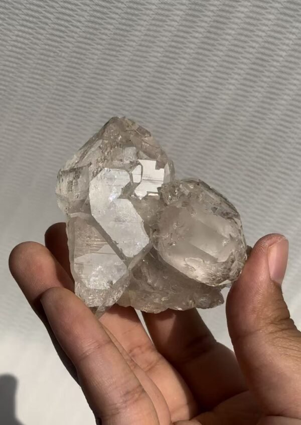 Himalaya interspersed with transparent white crystal   10G