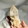 Himalayan Crystal with White Square Feldspar Symbiosis  13I